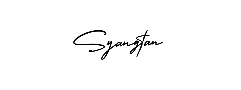 Also we have Syangtan name is the best signature style. Create professional handwritten signature collection using AmerikaSignatureDemo-Regular autograph style. Syangtan signature style 3 images and pictures png