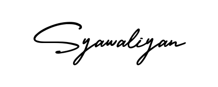Discover how Syawaliyan looks in an executive cursive font (AmerikaSignatureDemo-Regular). Perfect for legal documents, invoices, and certificates. Syawaliyan signature style 3 images and pictures png