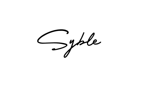 It looks lik you need a new signature style for name Syble. Design unique handwritten (AmerikaSignatureDemo-Regular) signature with our free signature maker in just a few clicks. Syble signature style 3 images and pictures png