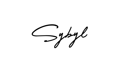 Use a signature maker to create a handwritten signature online. With this signature software, you can design (AmerikaSignatureDemo-Regular) your own signature for name Sybyl. Sybyl signature style 3 images and pictures png