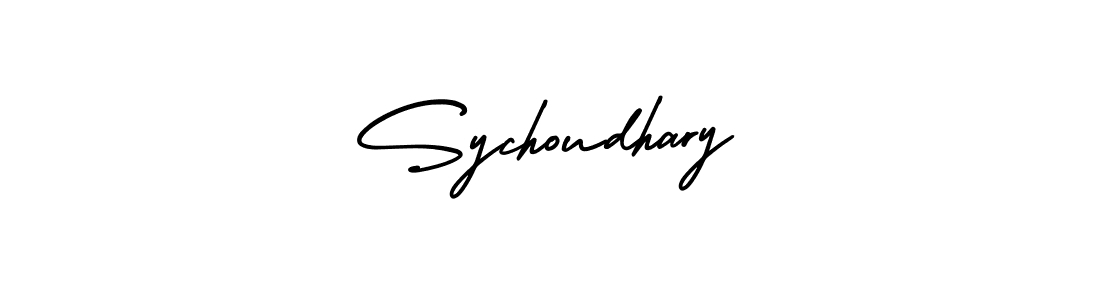 It looks lik you need a new signature style for name Sychoudhary. Design unique handwritten (AmerikaSignatureDemo-Regular) signature with our free signature maker in just a few clicks. Sychoudhary signature style 3 images and pictures png