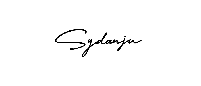 Create a beautiful signature design for name Sydanju. With this signature (AmerikaSignatureDemo-Regular) fonts, you can make a handwritten signature for free. Sydanju signature style 3 images and pictures png