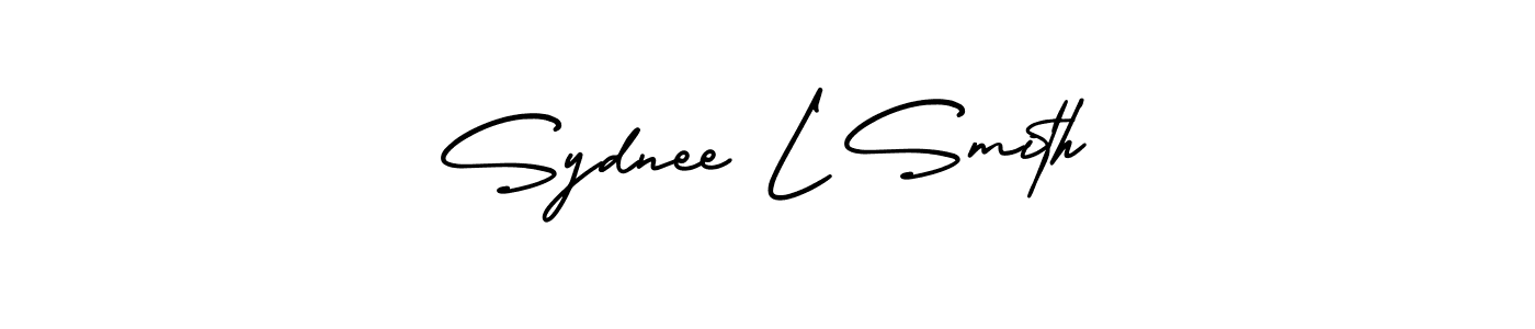 Check out images of Autograph of Sydnee L Smith name. Actor Sydnee L Smith Signature Style. AmerikaSignatureDemo-Regular is a professional sign style online. Sydnee L Smith signature style 3 images and pictures png