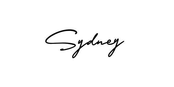 Make a beautiful signature design for name Sydney. With this signature (AmerikaSignatureDemo-Regular) style, you can create a handwritten signature for free. Sydney signature style 3 images and pictures png