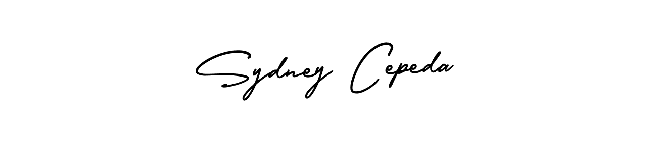 Check out images of Autograph of Sydney Cepeda name. Actor Sydney Cepeda Signature Style. AmerikaSignatureDemo-Regular is a professional sign style online. Sydney Cepeda signature style 3 images and pictures png