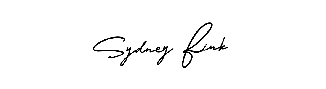 It looks lik you need a new signature style for name Sydney Fink. Design unique handwritten (AmerikaSignatureDemo-Regular) signature with our free signature maker in just a few clicks. Sydney Fink signature style 3 images and pictures png