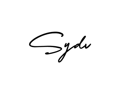 The best way (AmerikaSignatureDemo-Regular) to make a short signature is to pick only two or three words in your name. The name Sydv include a total of six letters. For converting this name. Sydv signature style 3 images and pictures png