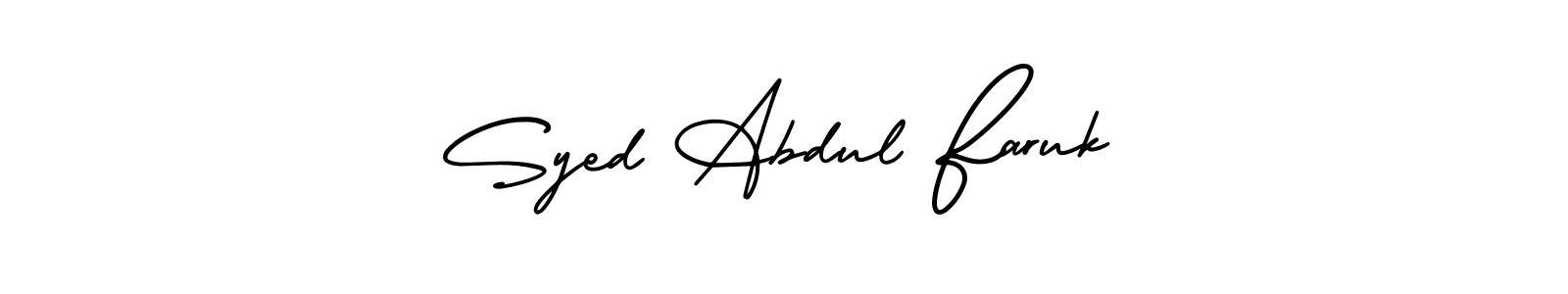 Best and Professional Signature Style for Syed Abdul Faruk. AmerikaSignatureDemo-Regular Best Signature Style Collection. Syed Abdul Faruk signature style 3 images and pictures png