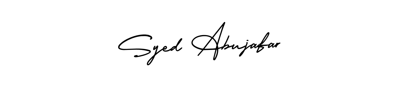Create a beautiful signature design for name Syed Abujafar. With this signature (AmerikaSignatureDemo-Regular) fonts, you can make a handwritten signature for free. Syed Abujafar signature style 3 images and pictures png