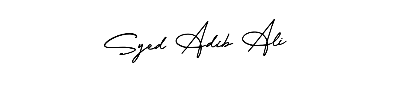 Best and Professional Signature Style for Syed Adib Ali. AmerikaSignatureDemo-Regular Best Signature Style Collection. Syed Adib Ali signature style 3 images and pictures png