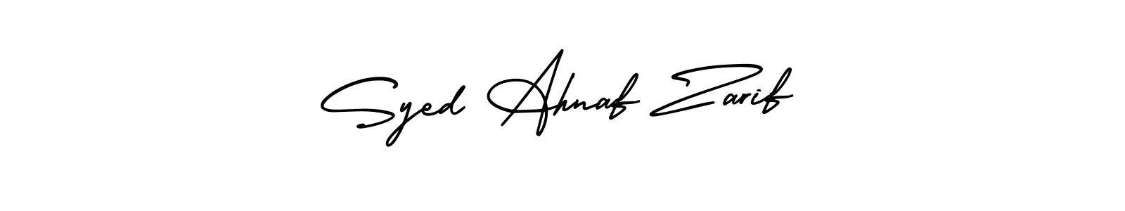 Best and Professional Signature Style for Syed Ahnaf Zarif. AmerikaSignatureDemo-Regular Best Signature Style Collection. Syed Ahnaf Zarif signature style 3 images and pictures png