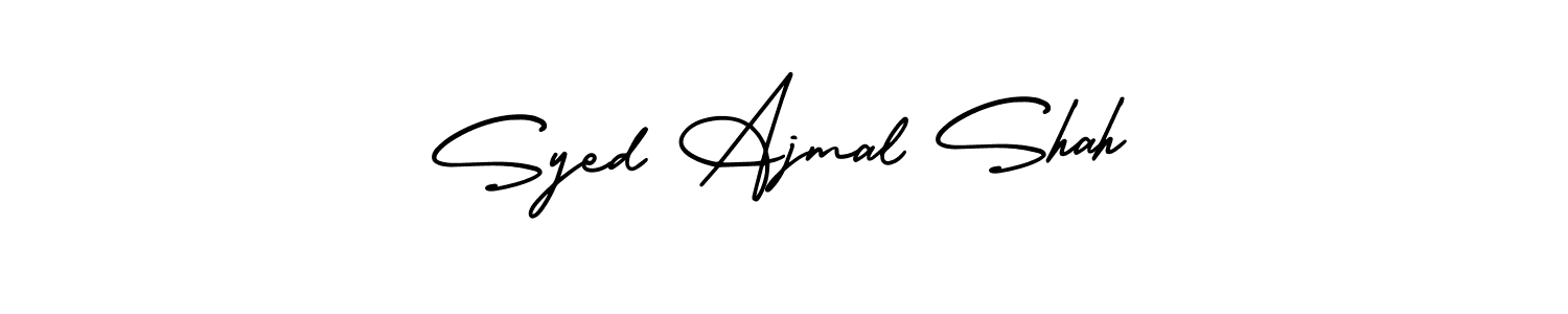 Make a beautiful signature design for name Syed Ajmal Shah. Use this online signature maker to create a handwritten signature for free. Syed Ajmal Shah signature style 3 images and pictures png