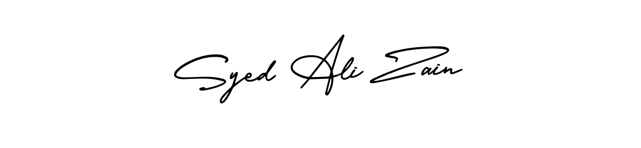 Make a beautiful signature design for name Syed Ali Zain. Use this online signature maker to create a handwritten signature for free. Syed Ali Zain signature style 3 images and pictures png