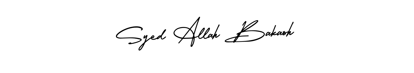 Also we have Syed Allah Bakash name is the best signature style. Create professional handwritten signature collection using AmerikaSignatureDemo-Regular autograph style. Syed Allah Bakash signature style 3 images and pictures png