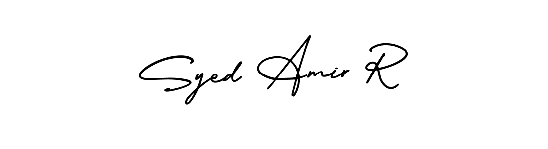 See photos of Syed Amir R official signature by Spectra . Check more albums & portfolios. Read reviews & check more about AmerikaSignatureDemo-Regular font. Syed Amir R signature style 3 images and pictures png
