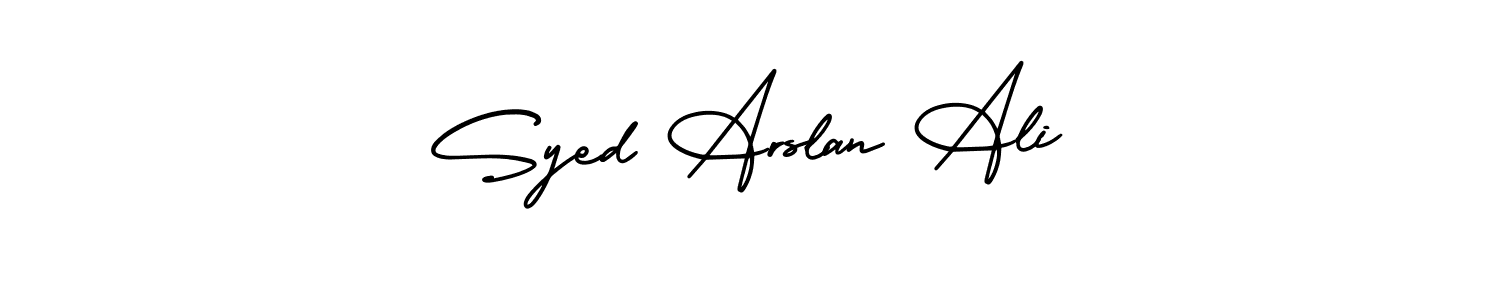 Also we have Syed Arslan Ali name is the best signature style. Create professional handwritten signature collection using AmerikaSignatureDemo-Regular autograph style. Syed Arslan Ali signature style 3 images and pictures png