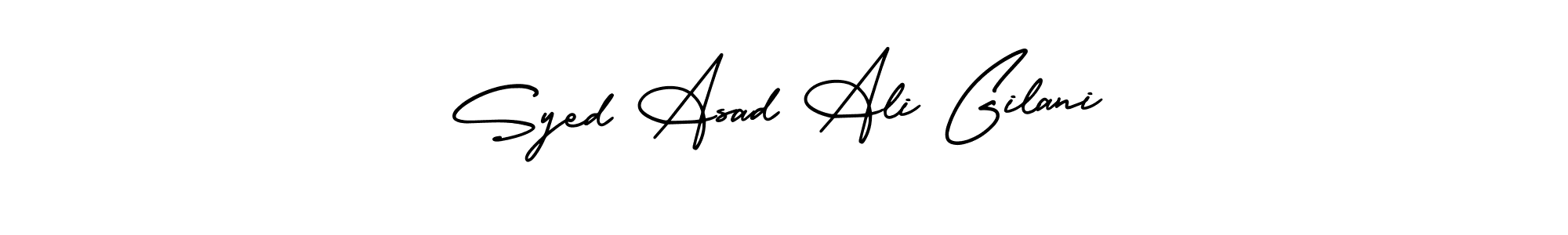 Also we have Syed Asad Ali Gilani name is the best signature style. Create professional handwritten signature collection using AmerikaSignatureDemo-Regular autograph style. Syed Asad Ali Gilani signature style 3 images and pictures png