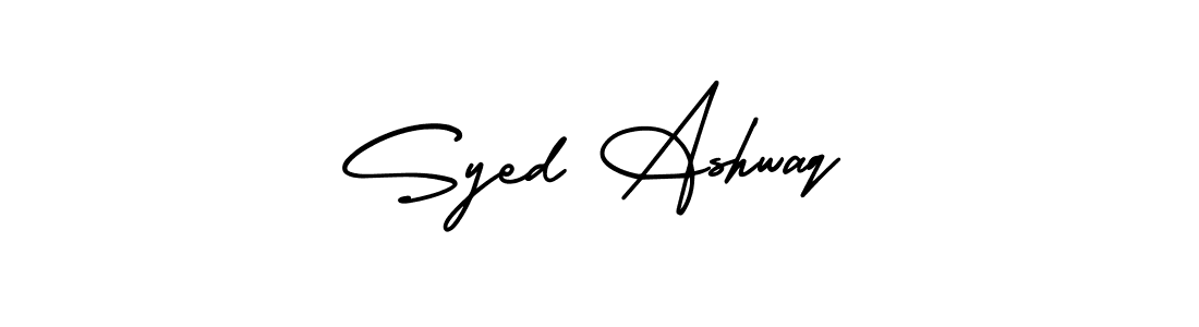 Best and Professional Signature Style for Syed Ashwaq. AmerikaSignatureDemo-Regular Best Signature Style Collection. Syed Ashwaq signature style 3 images and pictures png