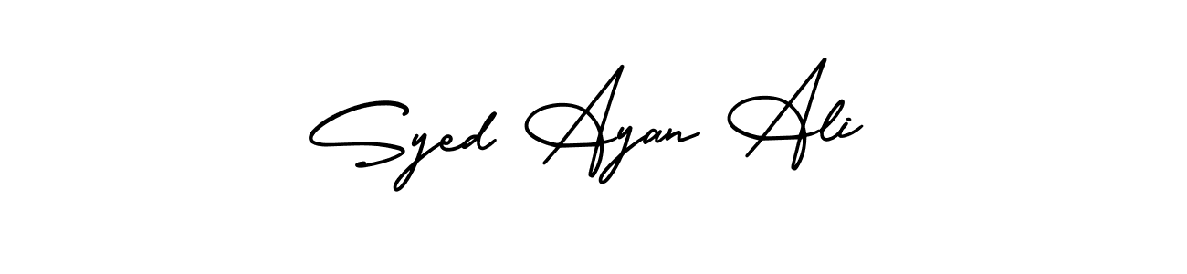 Make a beautiful signature design for name Syed Ayan Ali. Use this online signature maker to create a handwritten signature for free. Syed Ayan Ali signature style 3 images and pictures png