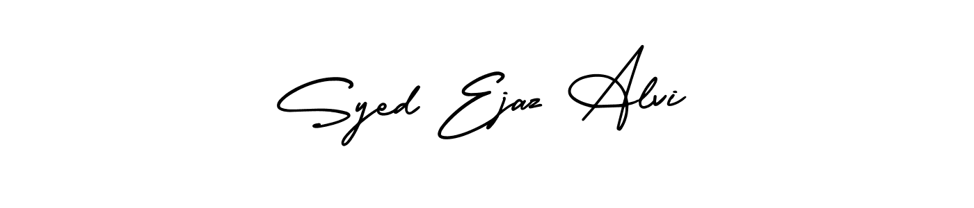 Make a short Syed Ejaz Alvi signature style. Manage your documents anywhere anytime using AmerikaSignatureDemo-Regular. Create and add eSignatures, submit forms, share and send files easily. Syed Ejaz Alvi signature style 3 images and pictures png