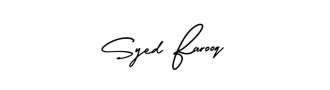 Also we have Syed Farooq name is the best signature style. Create professional handwritten signature collection using AmerikaSignatureDemo-Regular autograph style. Syed Farooq signature style 3 images and pictures png