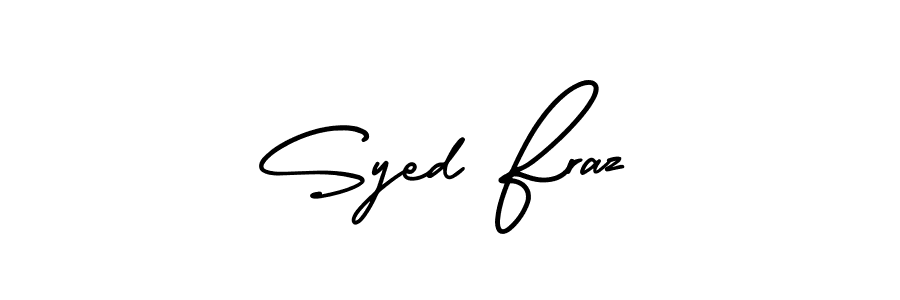 You can use this online signature creator to create a handwritten signature for the name Syed Fraz. This is the best online autograph maker. Syed Fraz signature style 3 images and pictures png