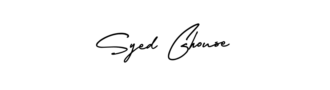 Make a beautiful signature design for name Syed Ghouse. With this signature (AmerikaSignatureDemo-Regular) style, you can create a handwritten signature for free. Syed Ghouse signature style 3 images and pictures png