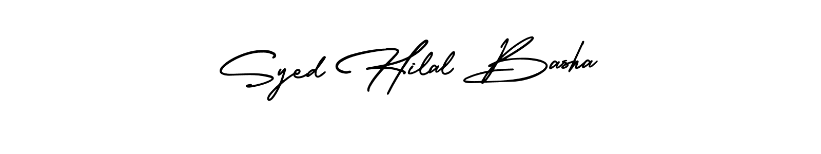 Similarly AmerikaSignatureDemo-Regular is the best handwritten signature design. Signature creator online .You can use it as an online autograph creator for name Syed Hilal Basha. Syed Hilal Basha signature style 3 images and pictures png