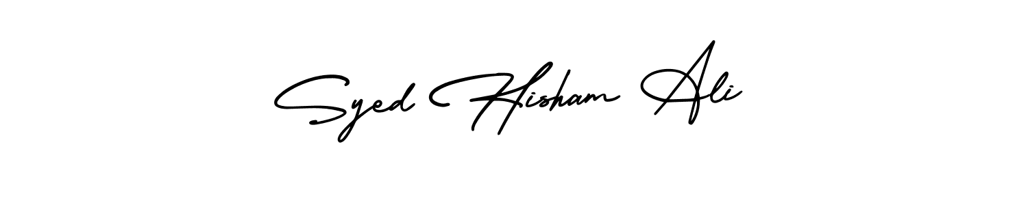 Best and Professional Signature Style for Syed Hisham Ali. AmerikaSignatureDemo-Regular Best Signature Style Collection. Syed Hisham Ali signature style 3 images and pictures png