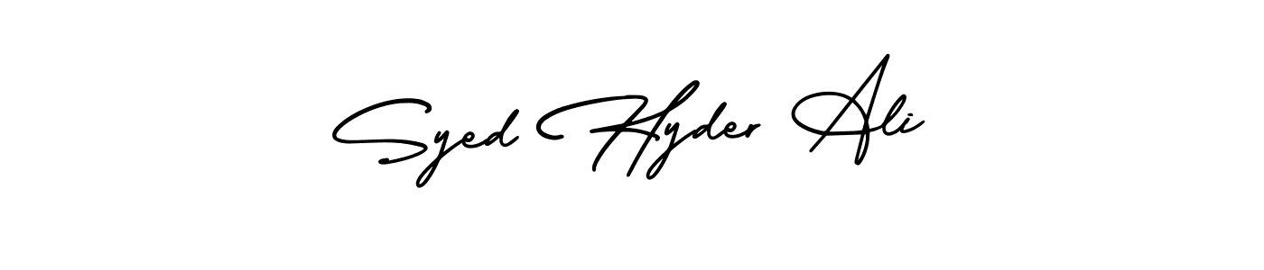 Similarly AmerikaSignatureDemo-Regular is the best handwritten signature design. Signature creator online .You can use it as an online autograph creator for name Syed Hyder Ali. Syed Hyder Ali signature style 3 images and pictures png