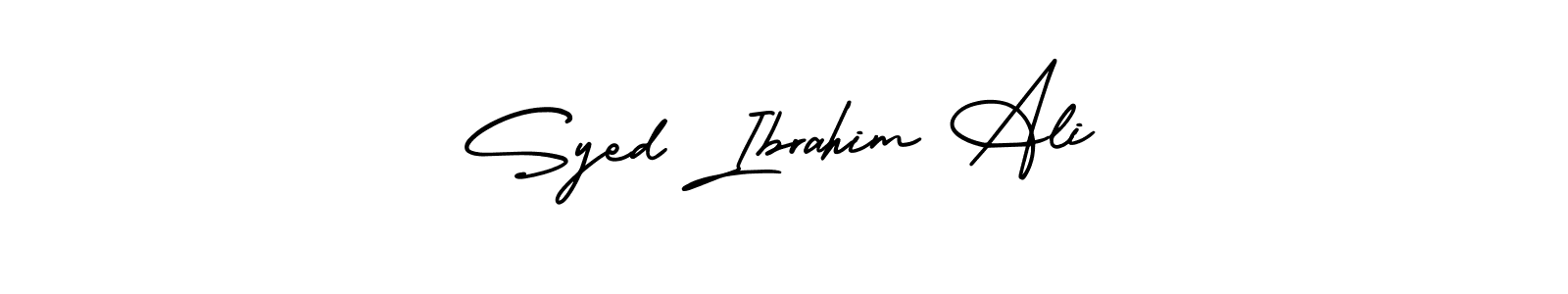AmerikaSignatureDemo-Regular is a professional signature style that is perfect for those who want to add a touch of class to their signature. It is also a great choice for those who want to make their signature more unique. Get Syed Ibrahim Ali name to fancy signature for free. Syed Ibrahim Ali signature style 3 images and pictures png