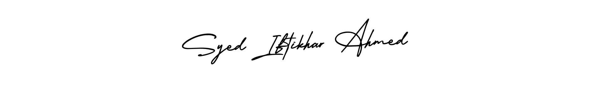 You can use this online signature creator to create a handwritten signature for the name Syed Iftikhar Ahmed. This is the best online autograph maker. Syed Iftikhar Ahmed signature style 3 images and pictures png