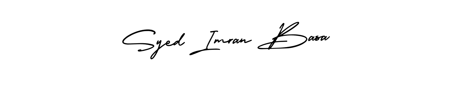 Create a beautiful signature design for name Syed Imran Basa. With this signature (AmerikaSignatureDemo-Regular) fonts, you can make a handwritten signature for free. Syed Imran Basa signature style 3 images and pictures png