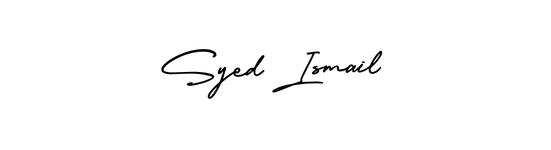 How to make Syed Ismail signature? AmerikaSignatureDemo-Regular is a professional autograph style. Create handwritten signature for Syed Ismail name. Syed Ismail signature style 3 images and pictures png
