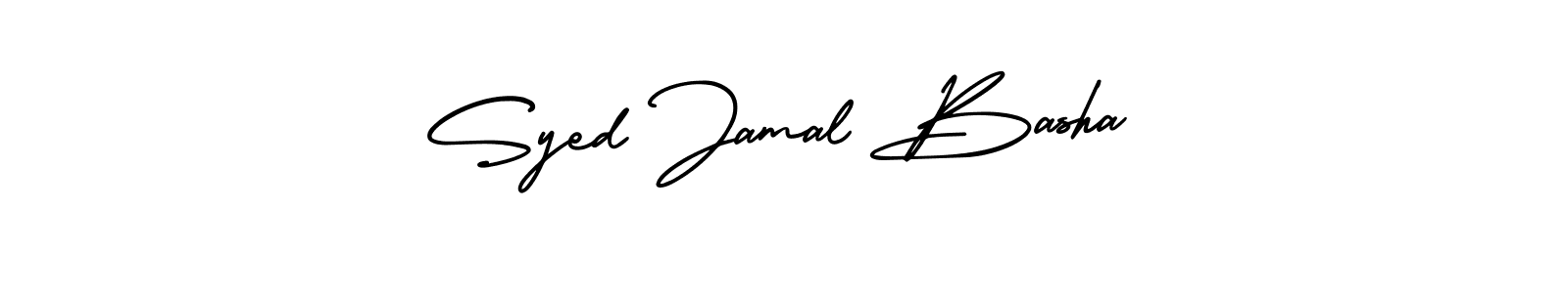 Use a signature maker to create a handwritten signature online. With this signature software, you can design (AmerikaSignatureDemo-Regular) your own signature for name Syed Jamal Basha. Syed Jamal Basha signature style 3 images and pictures png