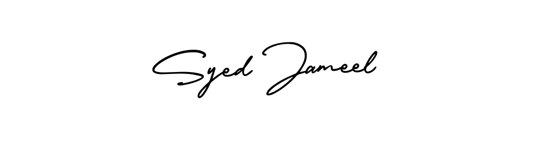 if you are searching for the best signature style for your name Syed Jameel. so please give up your signature search. here we have designed multiple signature styles  using AmerikaSignatureDemo-Regular. Syed Jameel signature style 3 images and pictures png