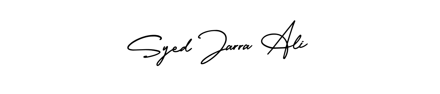 How to Draw Syed Jarra Ali signature style? AmerikaSignatureDemo-Regular is a latest design signature styles for name Syed Jarra Ali. Syed Jarra Ali signature style 3 images and pictures png