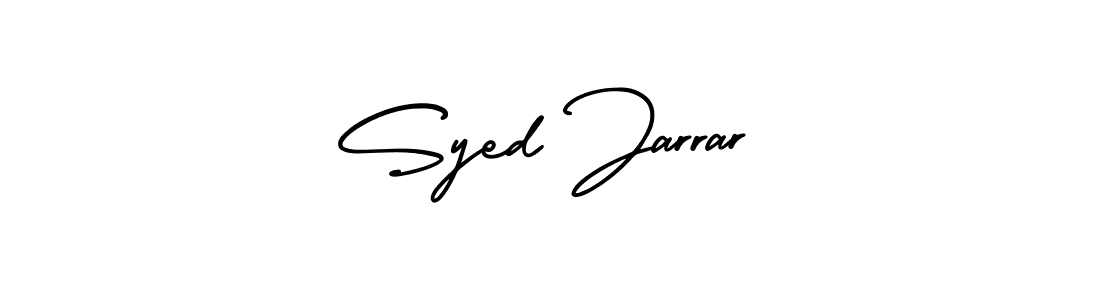 Create a beautiful signature design for name Syed Jarrar. With this signature (AmerikaSignatureDemo-Regular) fonts, you can make a handwritten signature for free. Syed Jarrar signature style 3 images and pictures png