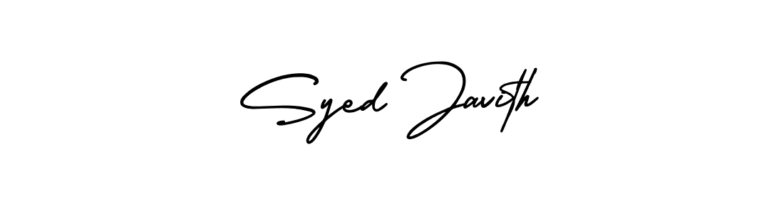 It looks lik you need a new signature style for name Syed Javith. Design unique handwritten (AmerikaSignatureDemo-Regular) signature with our free signature maker in just a few clicks. Syed Javith signature style 3 images and pictures png