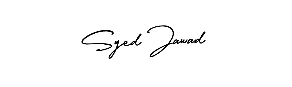 Make a short Syed Jawad signature style. Manage your documents anywhere anytime using AmerikaSignatureDemo-Regular. Create and add eSignatures, submit forms, share and send files easily. Syed Jawad signature style 3 images and pictures png