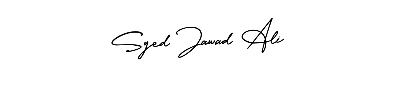 How to make Syed Jawad Ali signature? AmerikaSignatureDemo-Regular is a professional autograph style. Create handwritten signature for Syed Jawad Ali name. Syed Jawad Ali signature style 3 images and pictures png