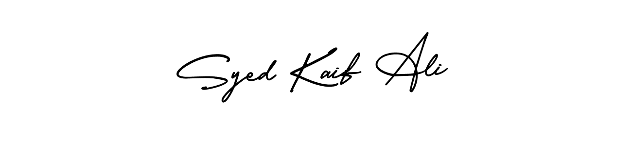 Also we have Syed Kaif Ali name is the best signature style. Create professional handwritten signature collection using AmerikaSignatureDemo-Regular autograph style. Syed Kaif Ali signature style 3 images and pictures png