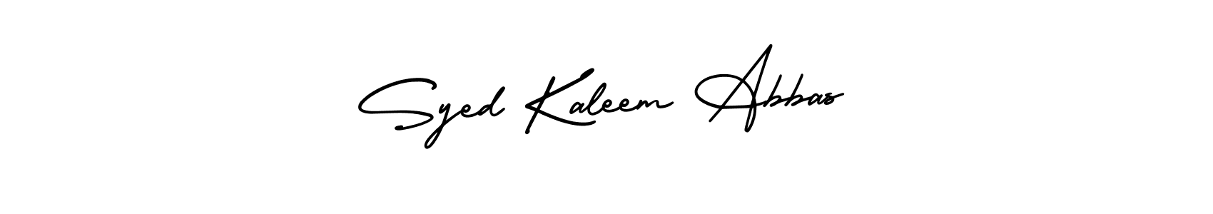 How to Draw Syed Kaleem Abbas signature style? AmerikaSignatureDemo-Regular is a latest design signature styles for name Syed Kaleem Abbas. Syed Kaleem Abbas signature style 3 images and pictures png