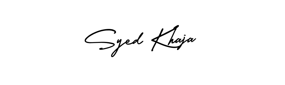 Make a beautiful signature design for name Syed Khaja. Use this online signature maker to create a handwritten signature for free. Syed Khaja signature style 3 images and pictures png
