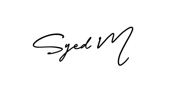 Check out images of Autograph of Syed M name. Actor Syed M Signature Style. AmerikaSignatureDemo-Regular is a professional sign style online. Syed M signature style 3 images and pictures png
