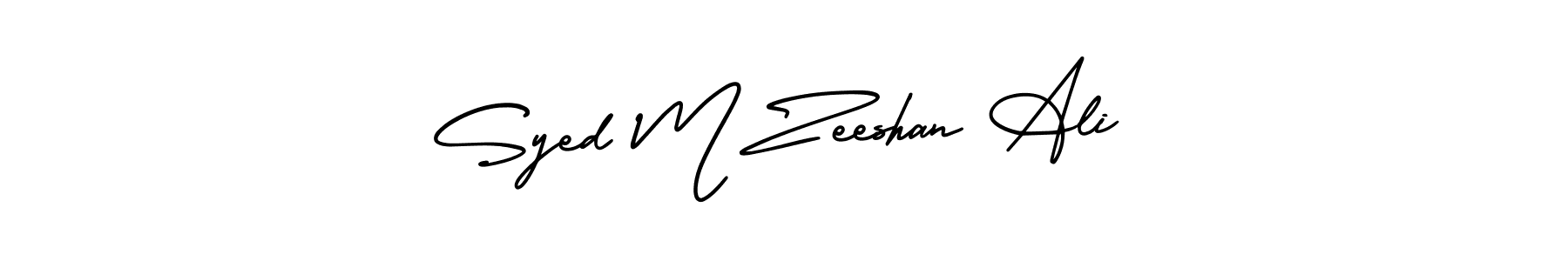 Also we have Syed M Zeeshan Ali name is the best signature style. Create professional handwritten signature collection using AmerikaSignatureDemo-Regular autograph style. Syed M Zeeshan Ali signature style 3 images and pictures png