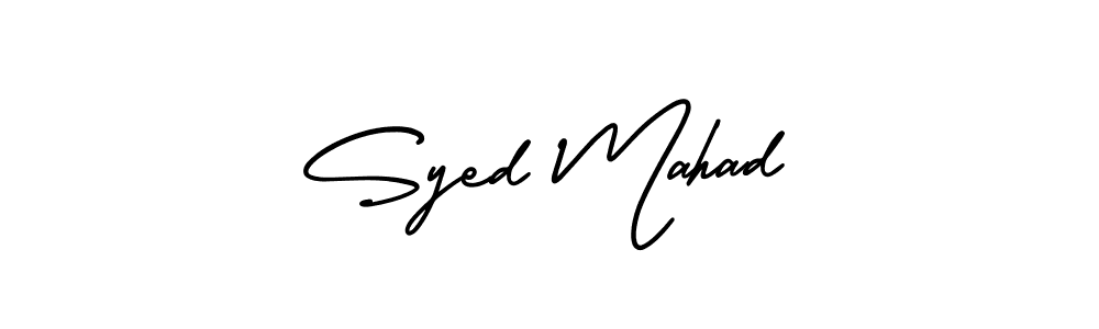 Also we have Syed Mahad name is the best signature style. Create professional handwritten signature collection using AmerikaSignatureDemo-Regular autograph style. Syed Mahad signature style 3 images and pictures png