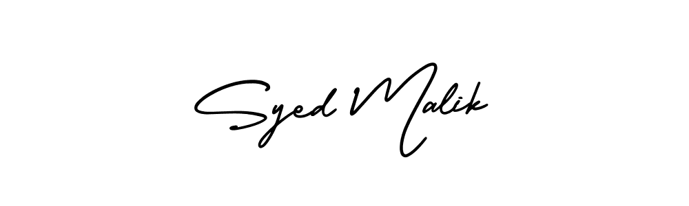if you are searching for the best signature style for your name Syed Malik. so please give up your signature search. here we have designed multiple signature styles  using AmerikaSignatureDemo-Regular. Syed Malik signature style 3 images and pictures png