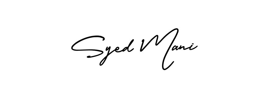 Check out images of Autograph of Syed Mani name. Actor Syed Mani Signature Style. AmerikaSignatureDemo-Regular is a professional sign style online. Syed Mani signature style 3 images and pictures png