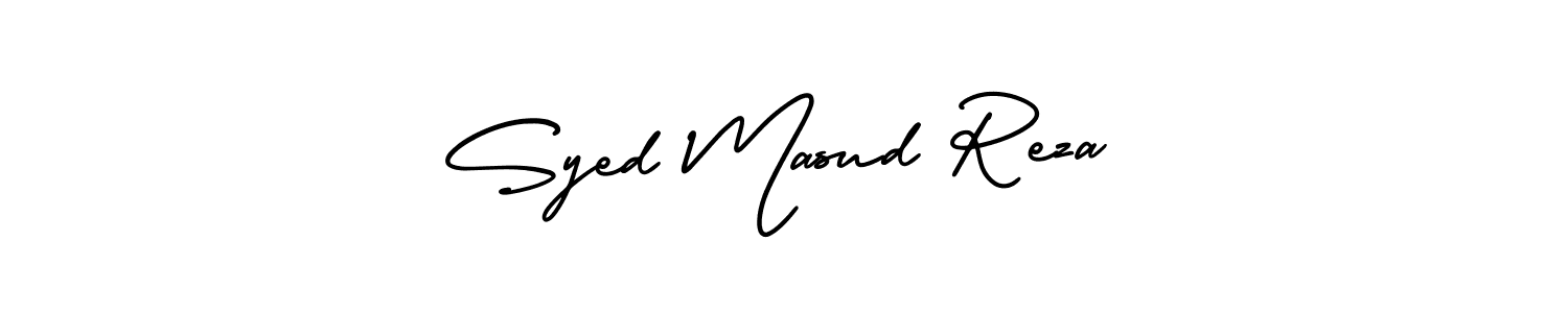 Also You can easily find your signature by using the search form. We will create Syed Masud Reza name handwritten signature images for you free of cost using AmerikaSignatureDemo-Regular sign style. Syed Masud Reza signature style 3 images and pictures png